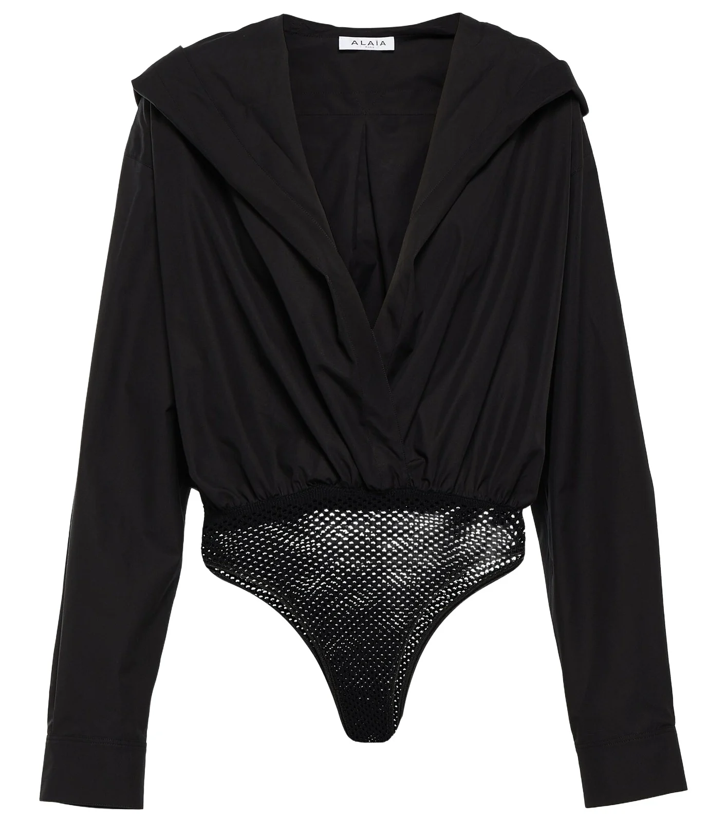ALAÏA Hooded cotton bodysuit ALAÏA Hooded cotton bodysuit