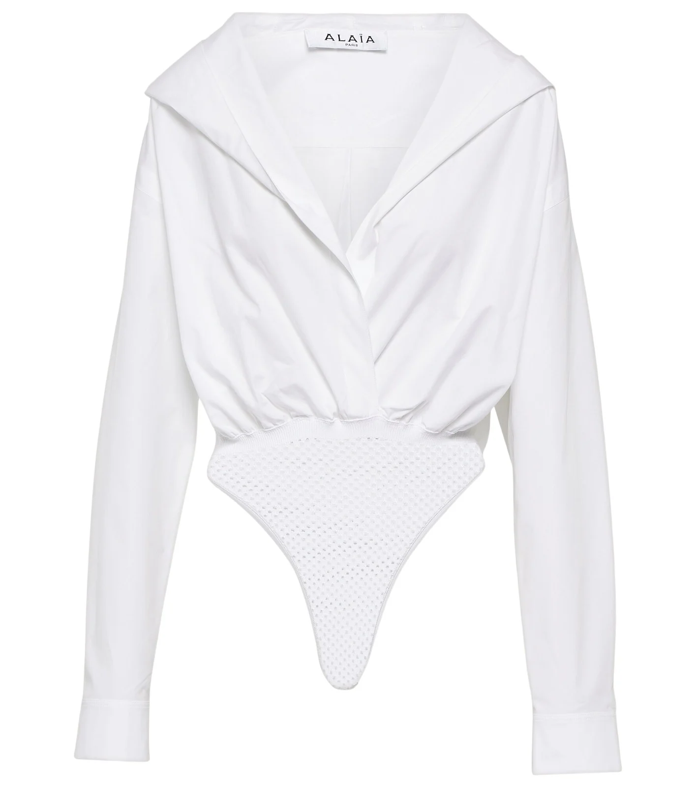 ALAÏA Hooded cotton bodysuit ALAÏA Hooded cotton bodysuit