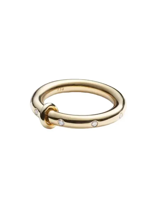 Spinelli Kilcollin Ovio 18kt gold ring with diamonds
