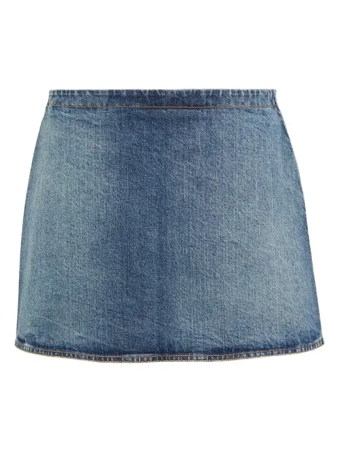 Alaïa Denim miniskirt Alaïa Denim miniskirt