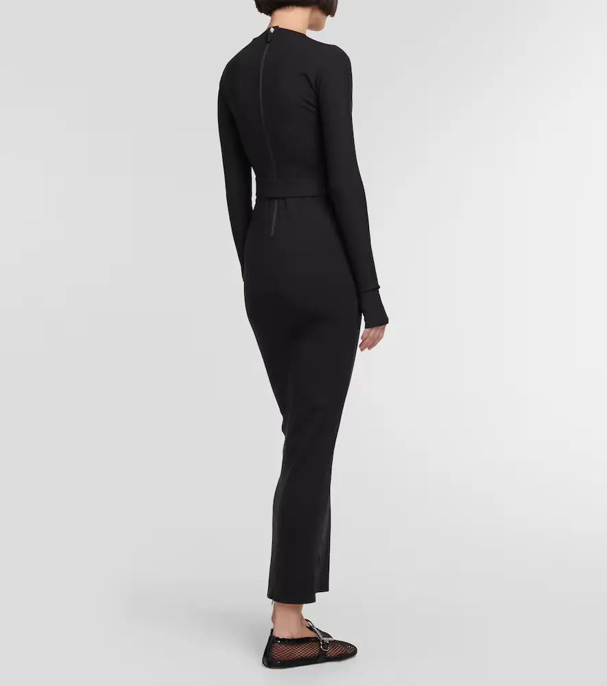 ALAÏA ALAÏA Jersey midi dress | Thumbnail 3