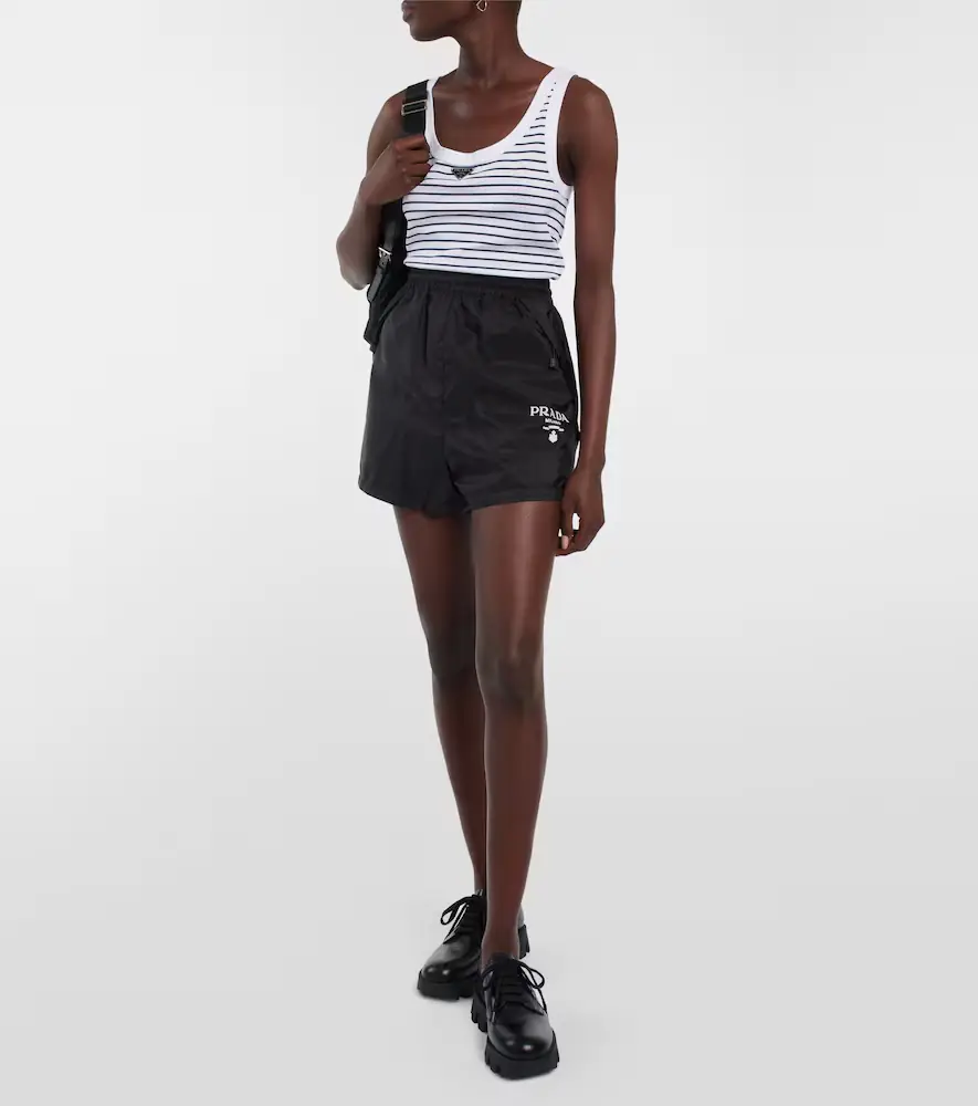 Prada Re-Nylon high-rise shorts | Thumbnail 3 Prada Re-Nylon high-rise shorts | Thumbnail 3