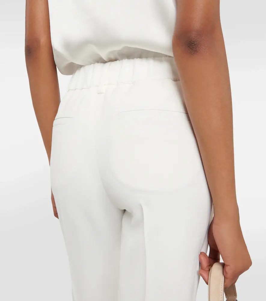 Brunello Cucinelli Tailored crêpe pants | Thumbnail 2