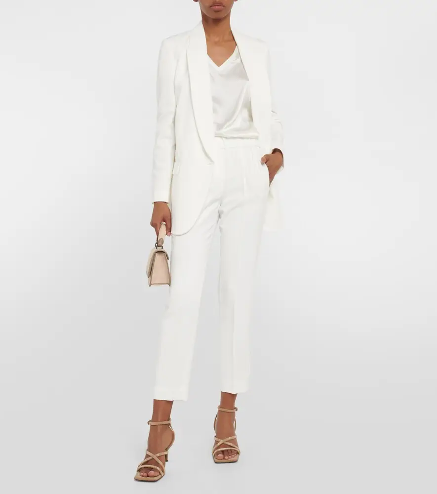 Brunello Cucinelli Tailored crêpe pants | Thumbnail 5
