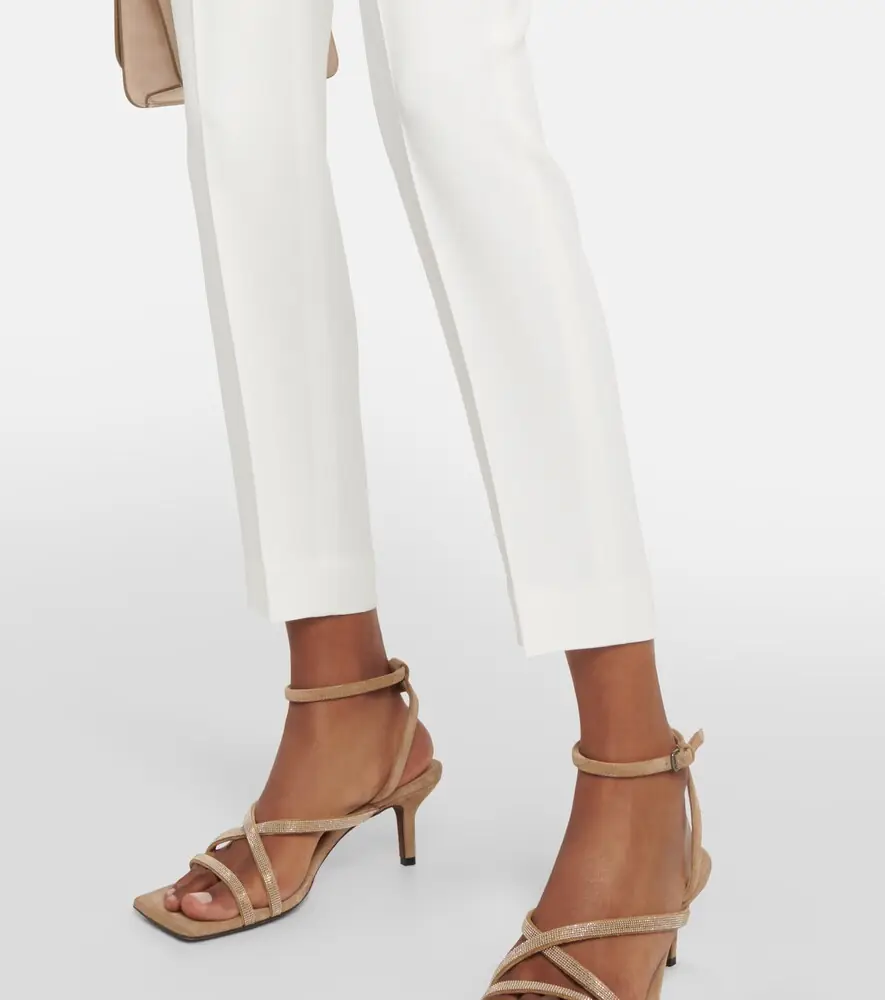 Brunello Cucinelli Tailored crêpe pants | Thumbnail 6
