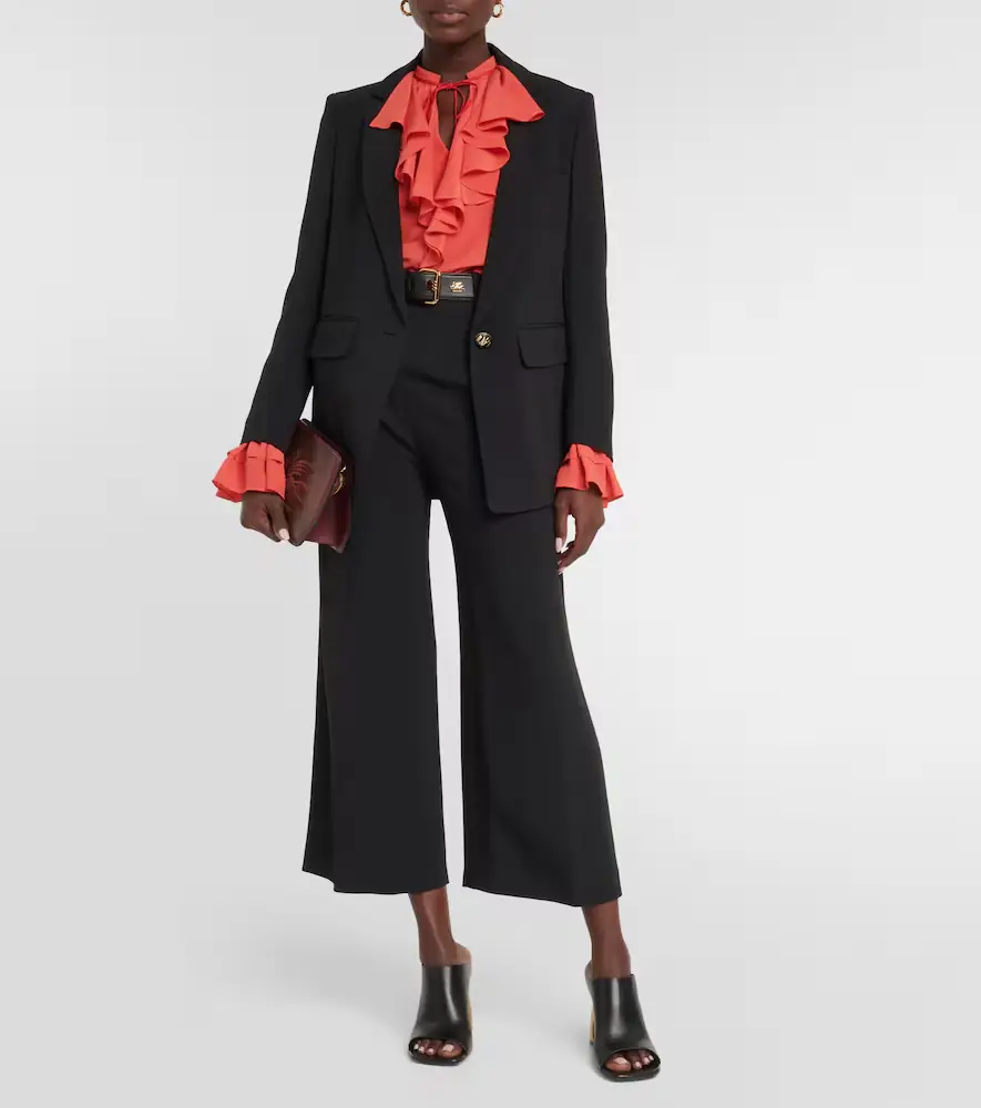 Etro Single-breasted cady blazer | Thumbnail 2 Etro Single-breasted cady blazer | Thumbnail 2