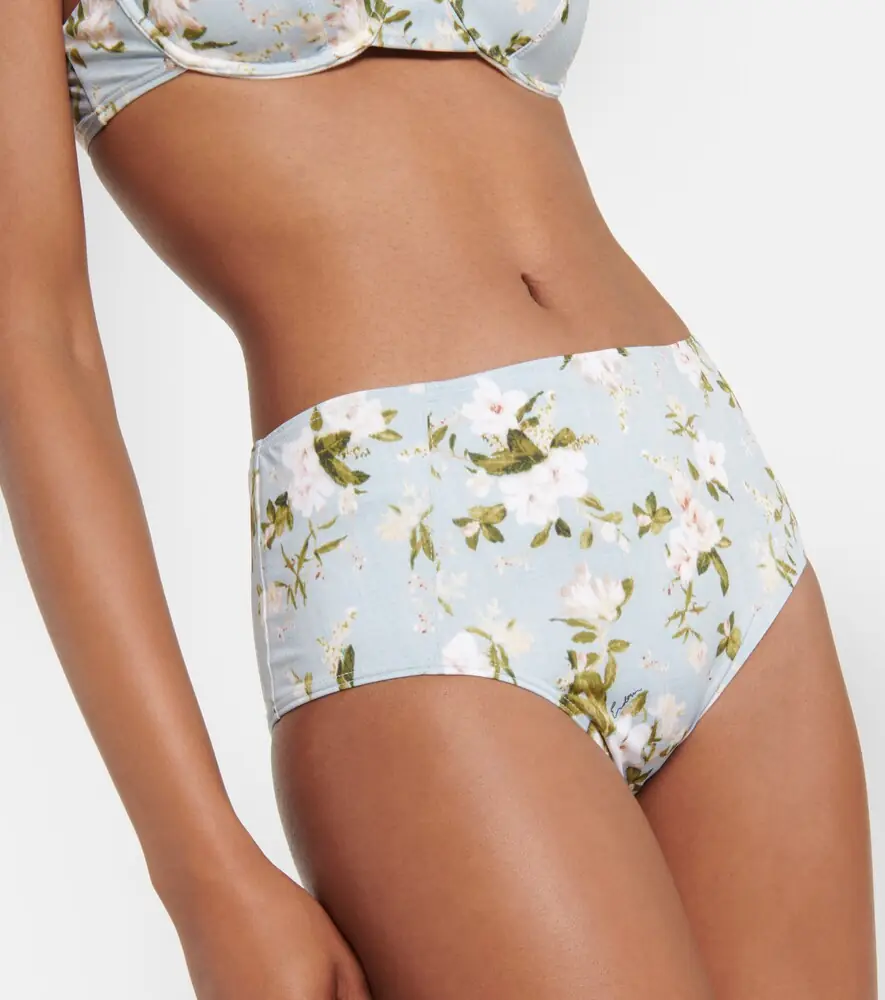 Erdem Floral high-rise bikini bottoms | Thumbnail 4