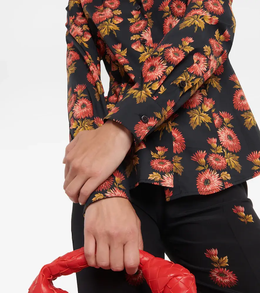 Etro Floral cotton-blend shirt | Thumbnail 4