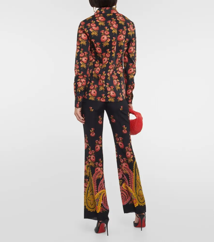 Etro Floral cotton-blend shirt | Thumbnail 5
