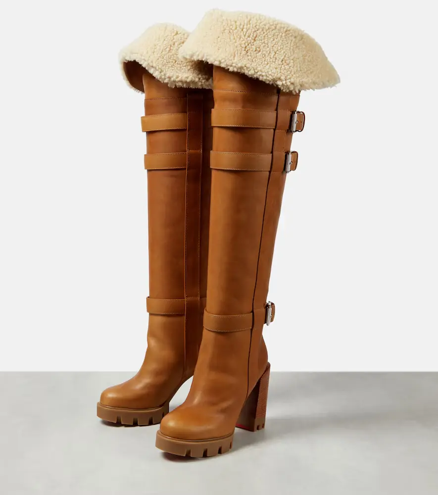 Christian Louboutin Brodeback Lug over-the-knee boots | Thumbnail 3 Christian Louboutin Brodeback Lug over-the-knee boots | Thumbnail 3