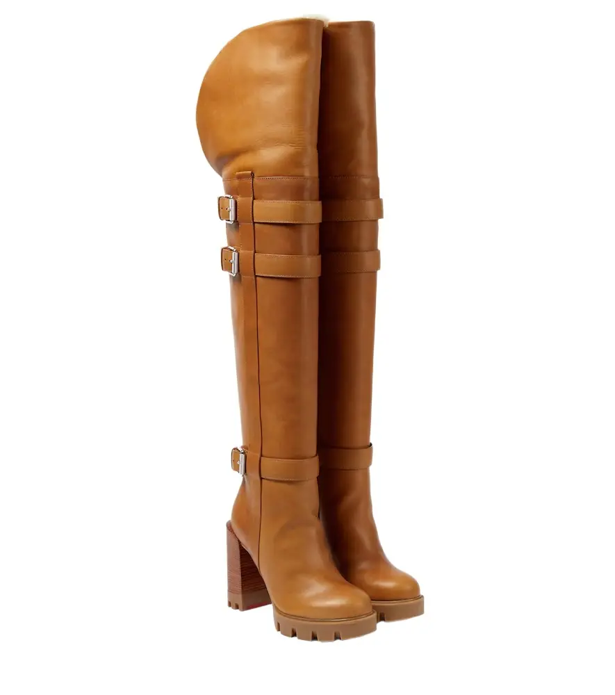Christian Louboutin Brodeback Lug over-the-knee boots | Image 1 Christian Louboutin Brodeback Lug over-the-knee boots | Image 1