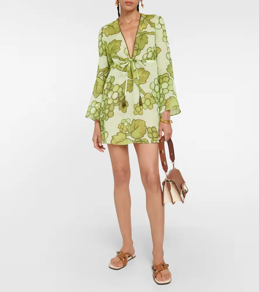 Etro Printed ramie tunic | Thumbnail 2