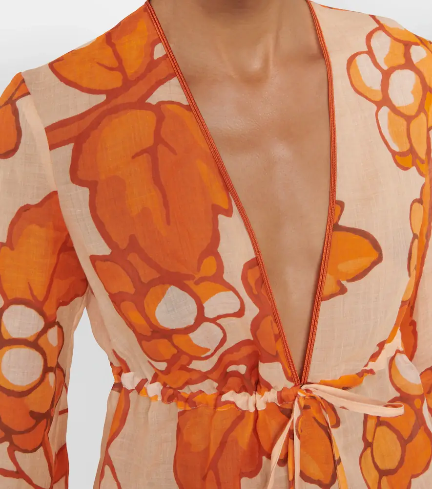 Etro Printed ramie tunic | Thumbnail 3