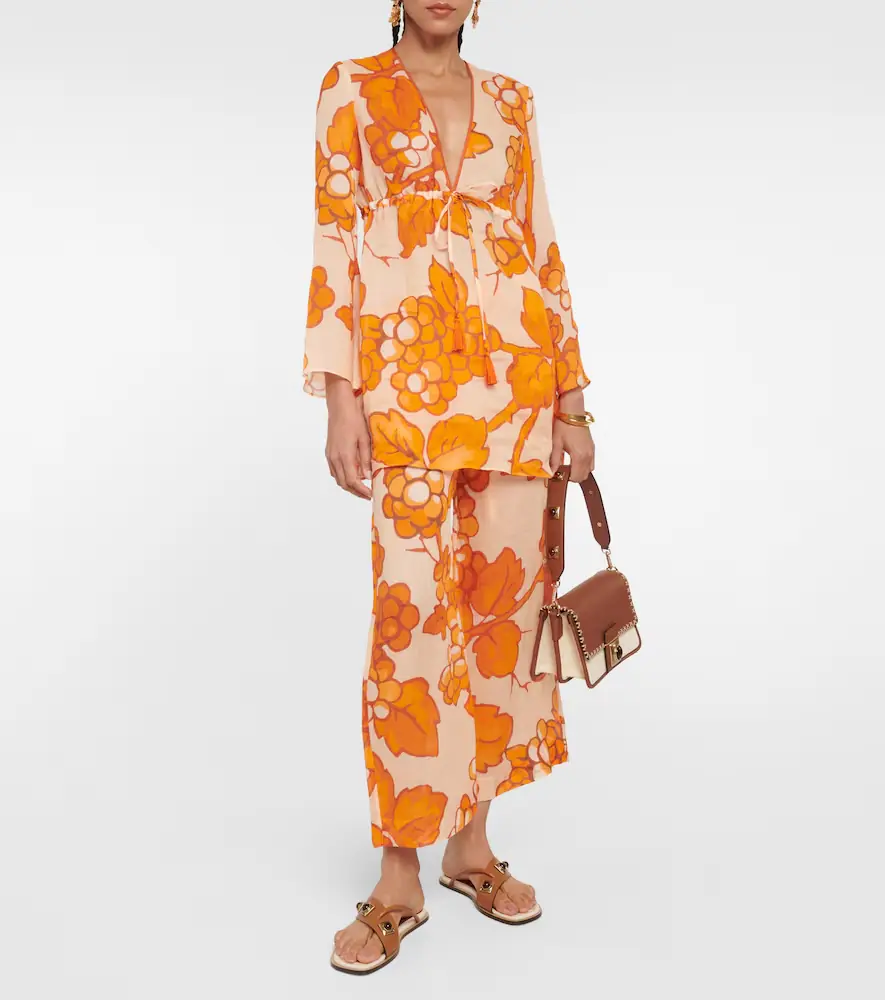 Etro Printed ramie tunic | Thumbnail 5