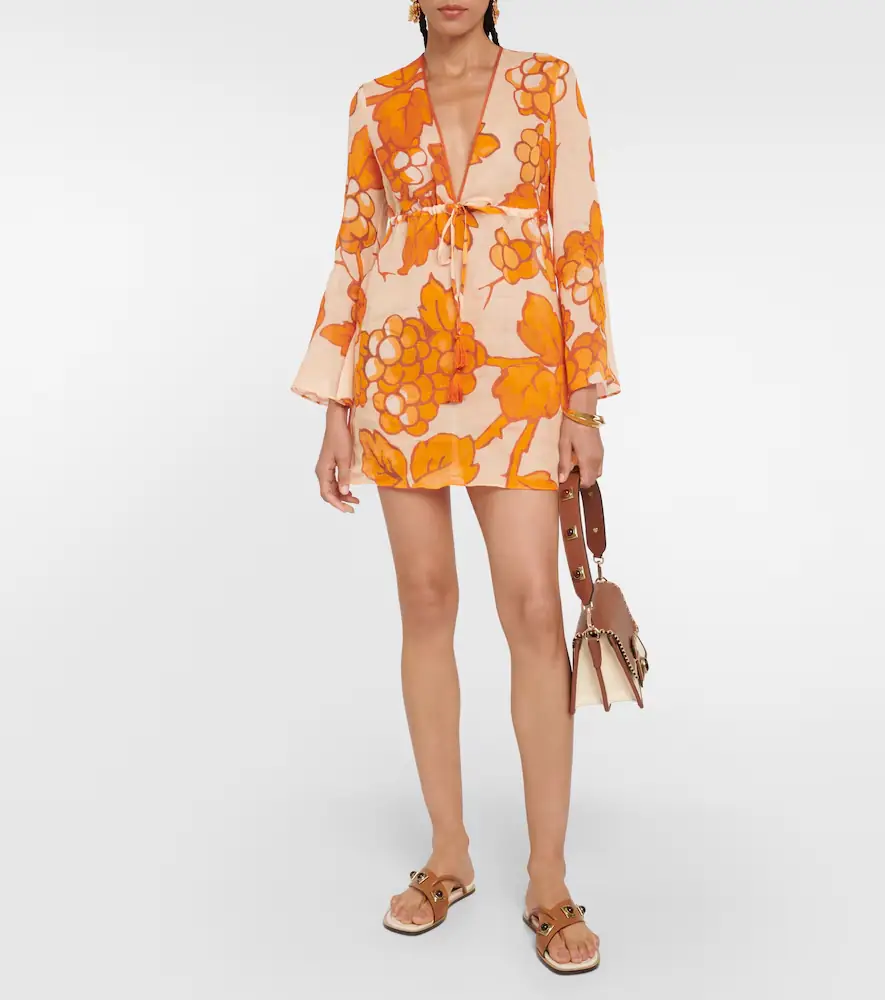 Etro Printed ramie tunic | Thumbnail 6