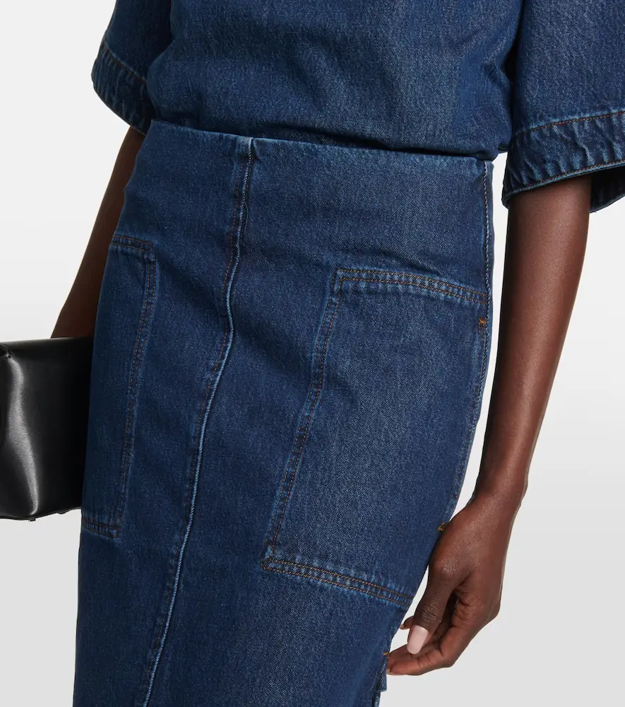 TOTEME Denim midi skirt | Thumbnail 5