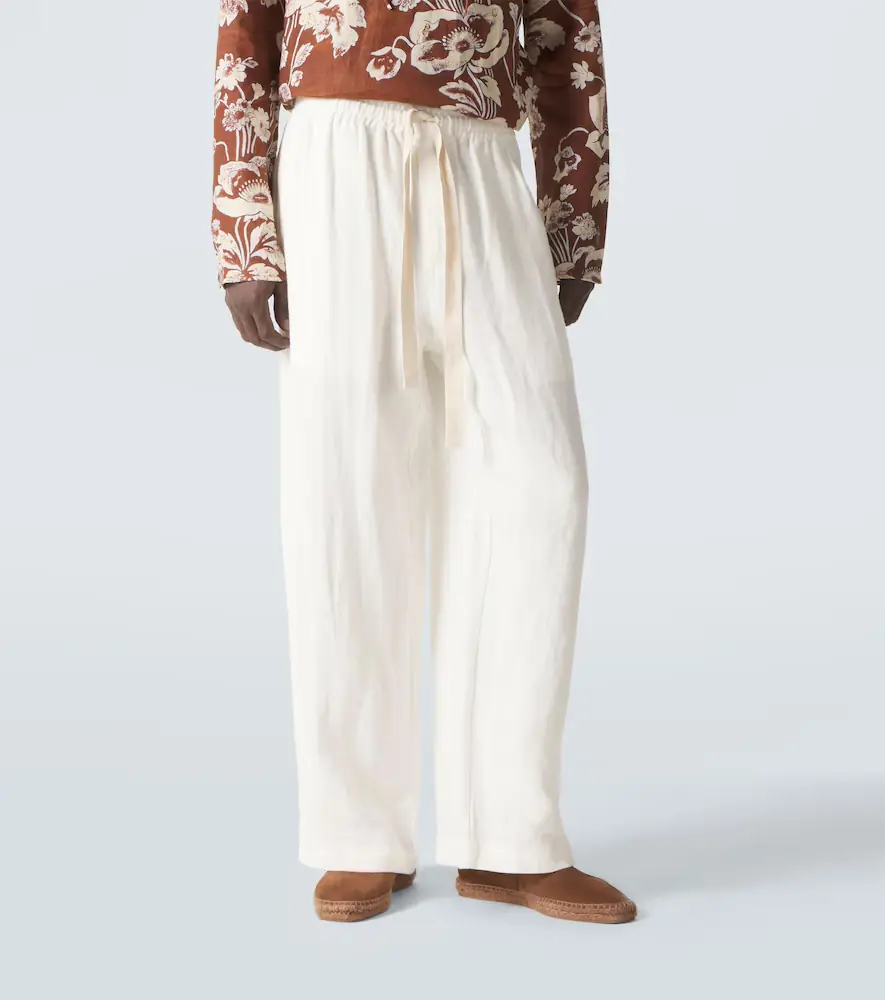 Commas Linen wide-leg pants | Thumbnail 3