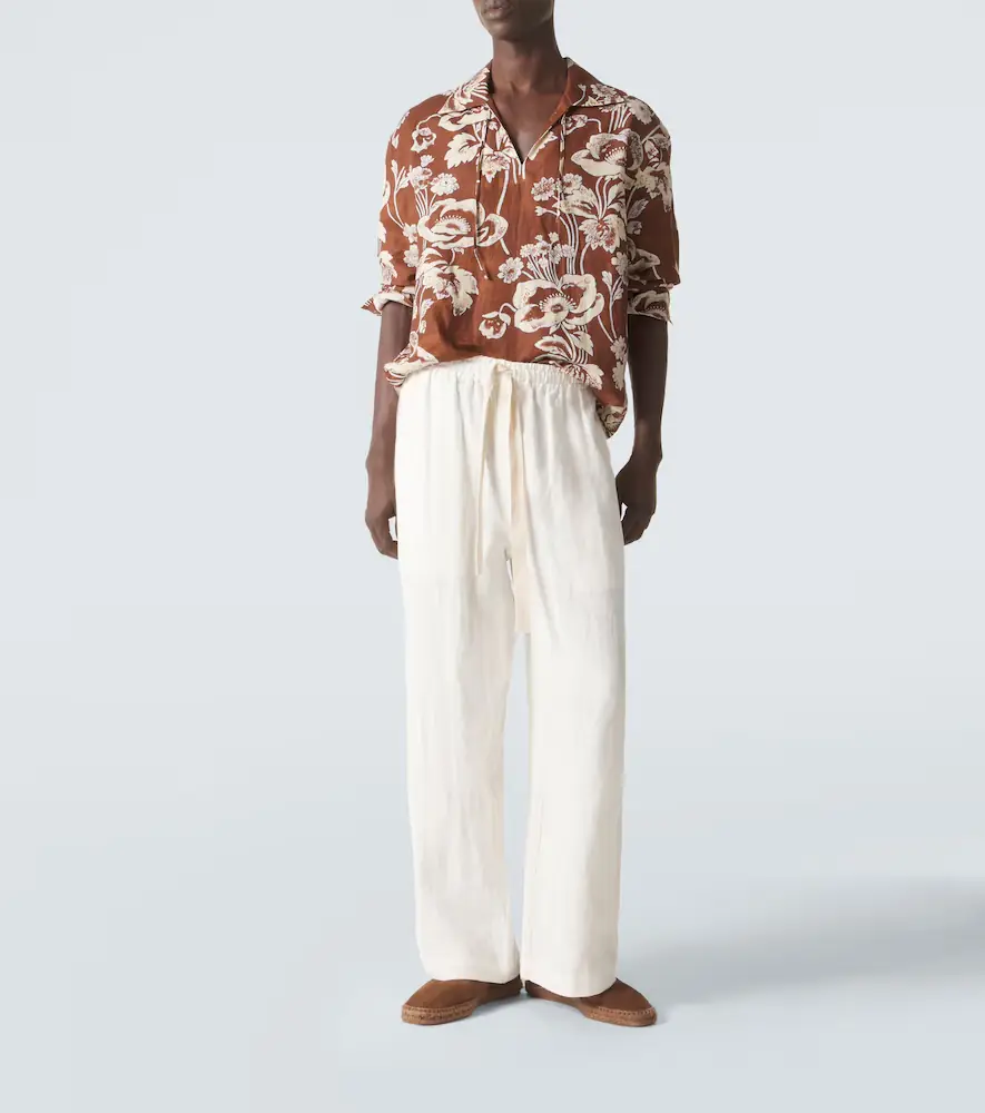 Commas Linen wide-leg pants | Thumbnail 5