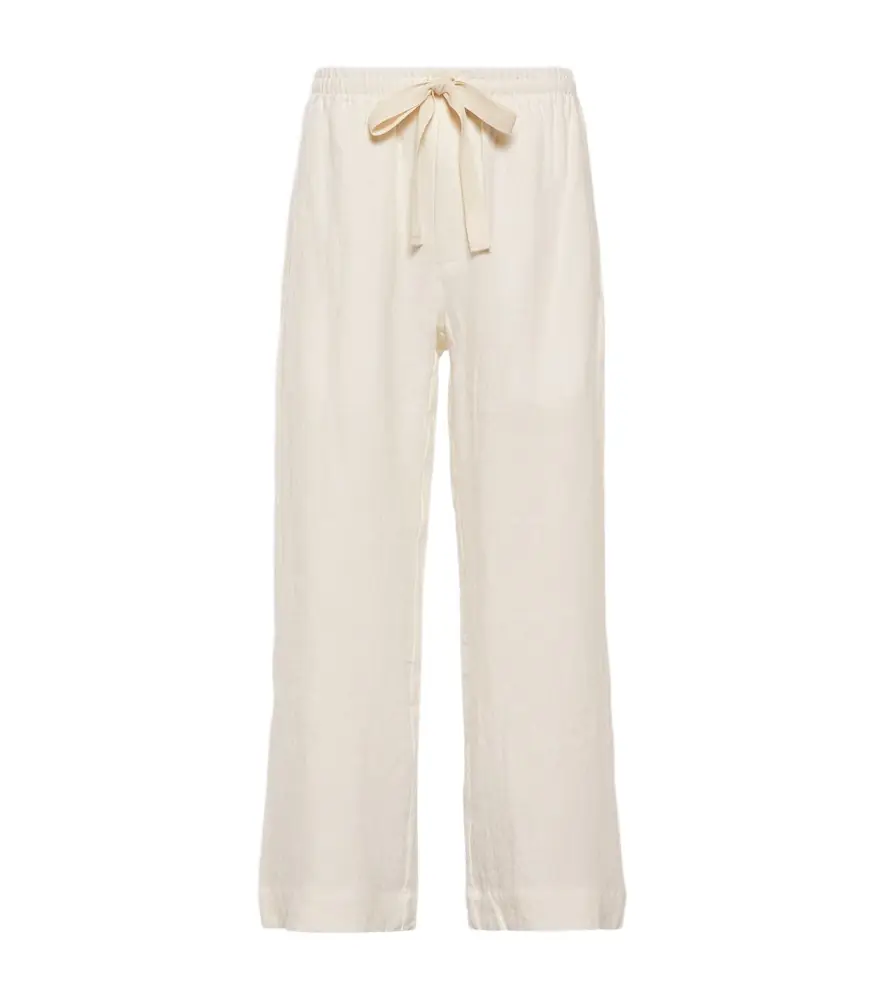 Commas Linen wide-leg pants