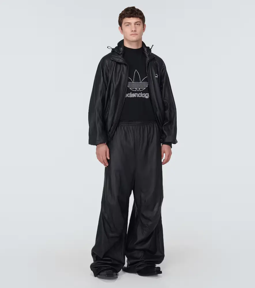 Balenciaga 3B Sports Icon leather track jacket | Thumbnail 5 Balenciaga 3B Sports Icon leather track jacket | Thumbnail 5