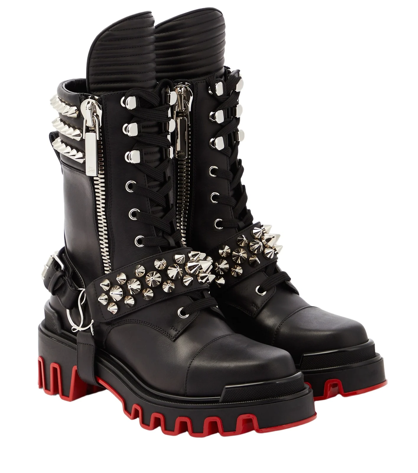 Janetta embellished biker boots Janetta embellished biker boots