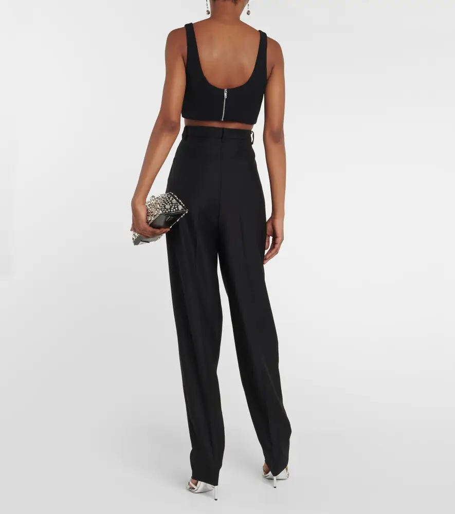 David Koma Embellished cady bra top | Thumbnail 2 David Koma Embellished cady bra top | Thumbnail 2