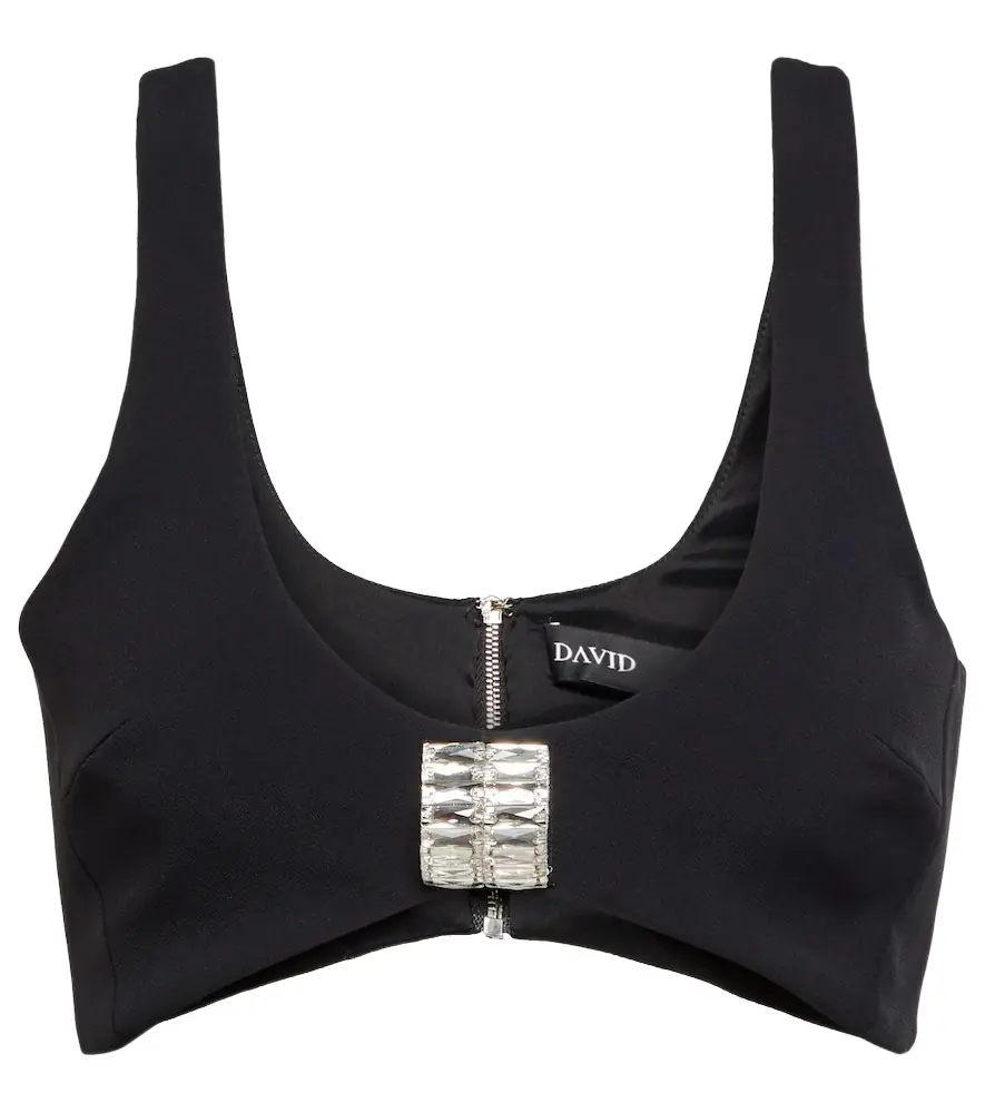David Koma Embellished cady bra top | Image 1 David Koma Embellished cady bra top | Image 1