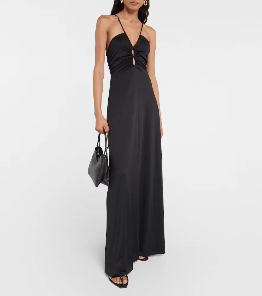 Ganni Crêpe jersey maxi dress | Thumbnail 5