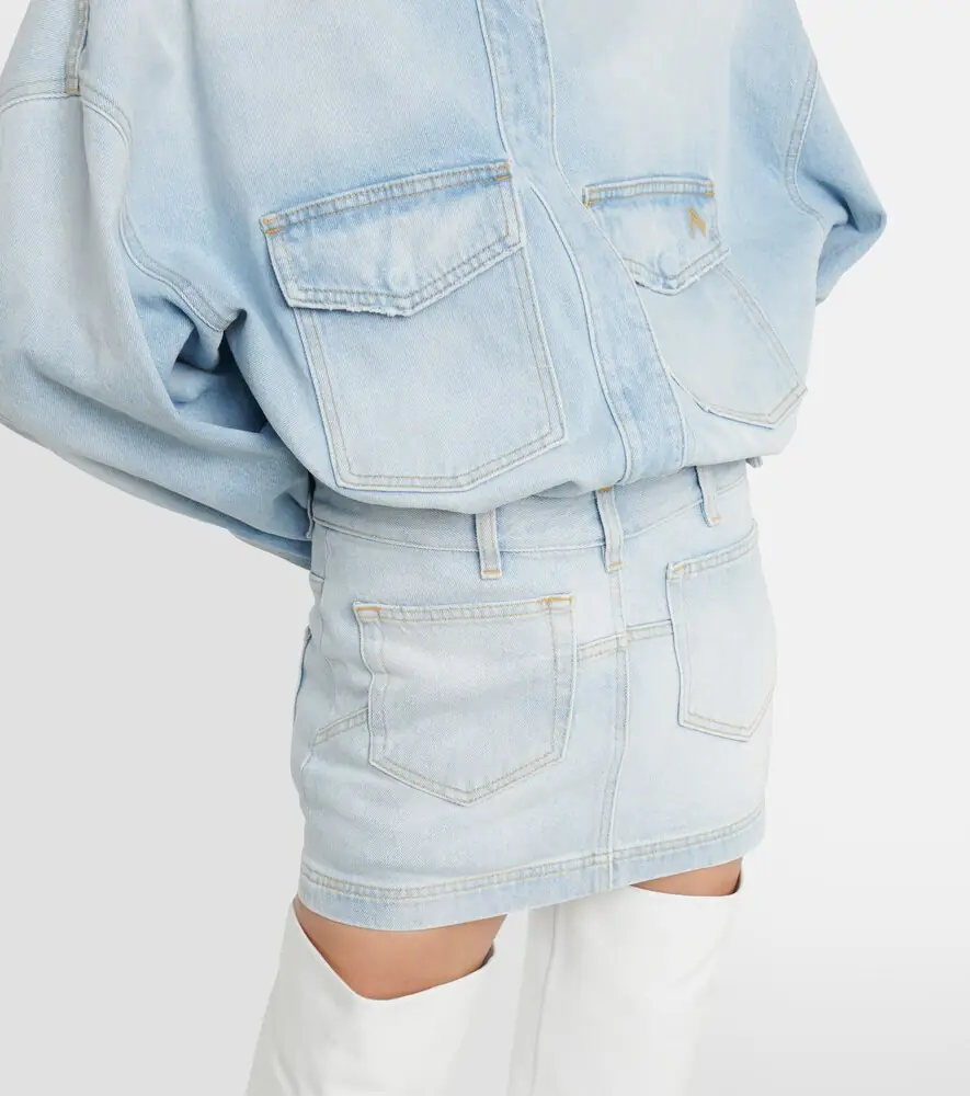 The Attico Denim miniskirt | Thumbnail 3 The Attico Denim miniskirt | Thumbnail 3