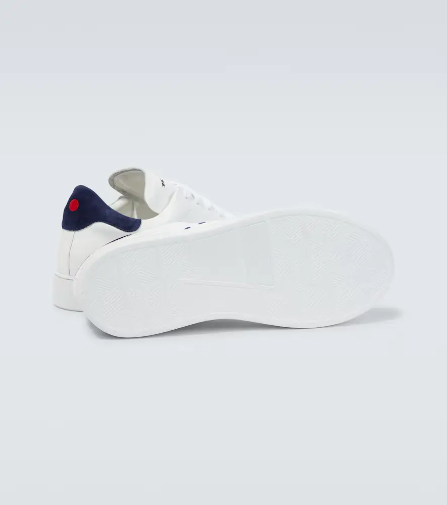 Kiton Stitched leather sneakers | Thumbnail 2