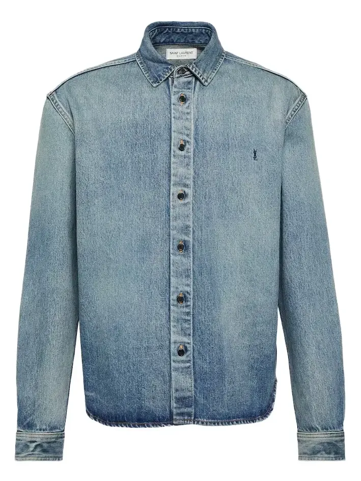 Saint Laurent Cassandre denim shirt