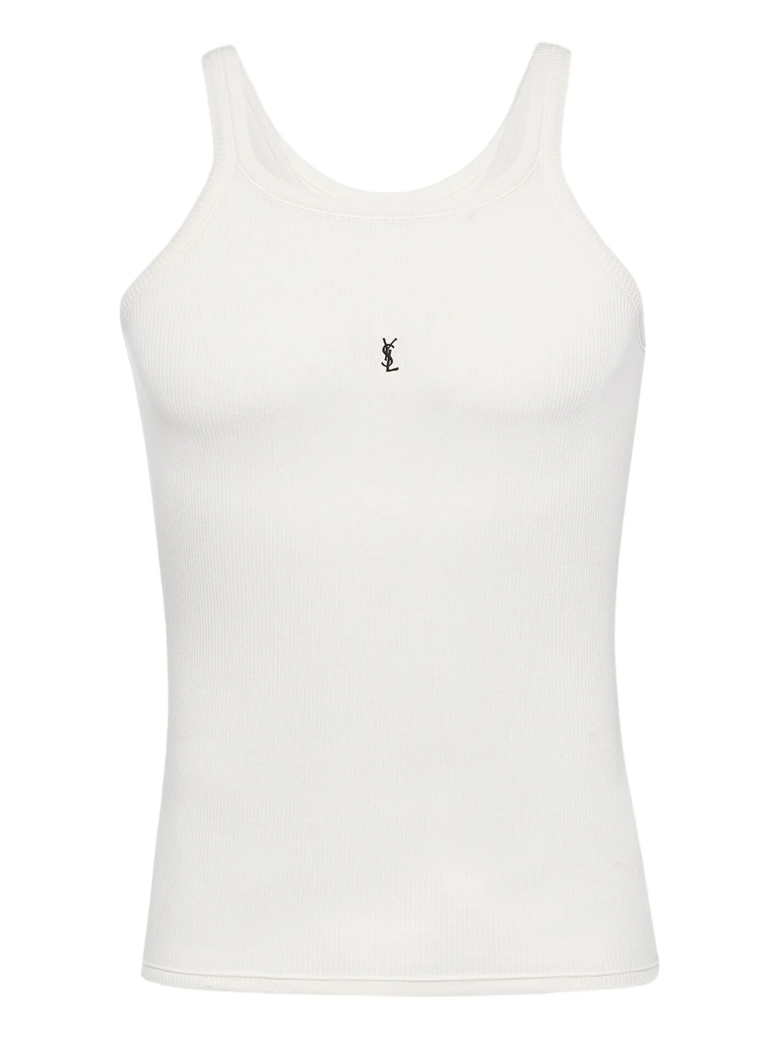 Saint Laurent Cassandra cotton jersey tank top