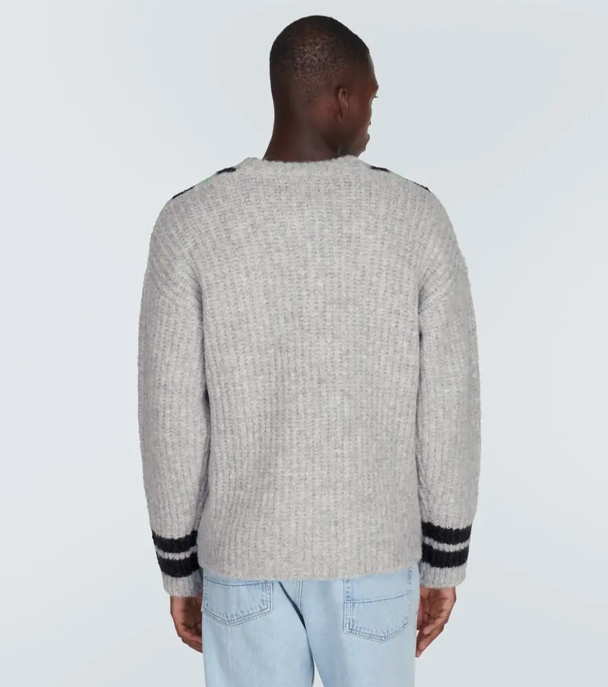 ERL Embroidered wool-blend sweater | Thumbnail 5