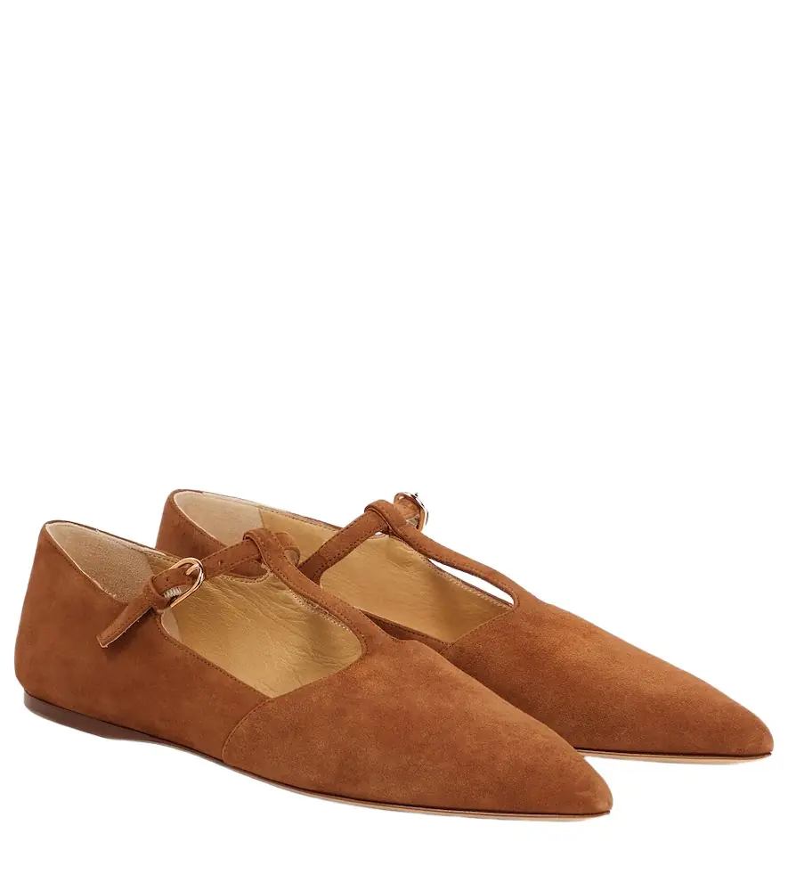 Gabriela Hearst Lola suede ballet flats | Image 1 Gabriela Hearst Lola suede ballet flats | Image 1