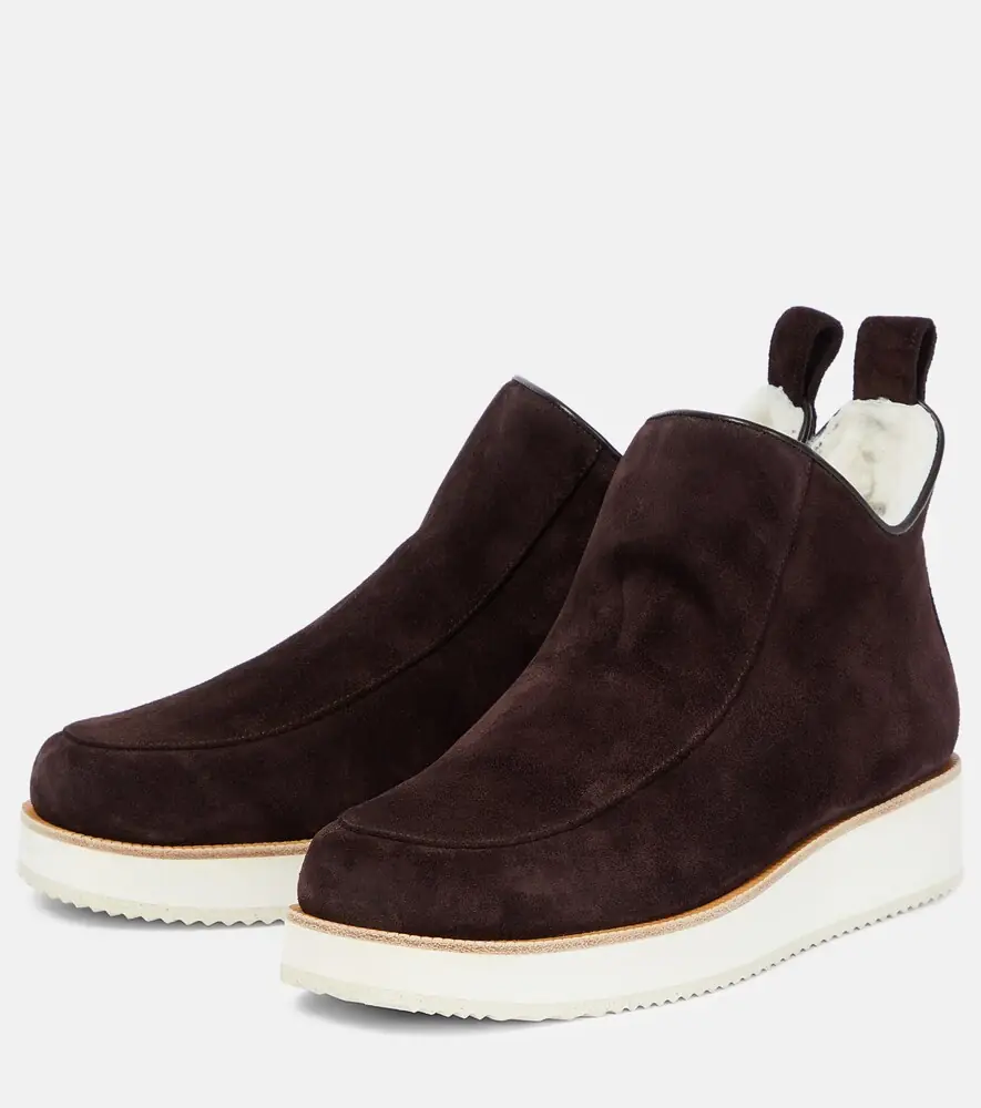 Gabriela Hearst Harry shearling-lined suede ankle boots | Thumbnail 4 Gabriela Hearst Harry shearling-lined suede ankle boots | Thumbnail 4