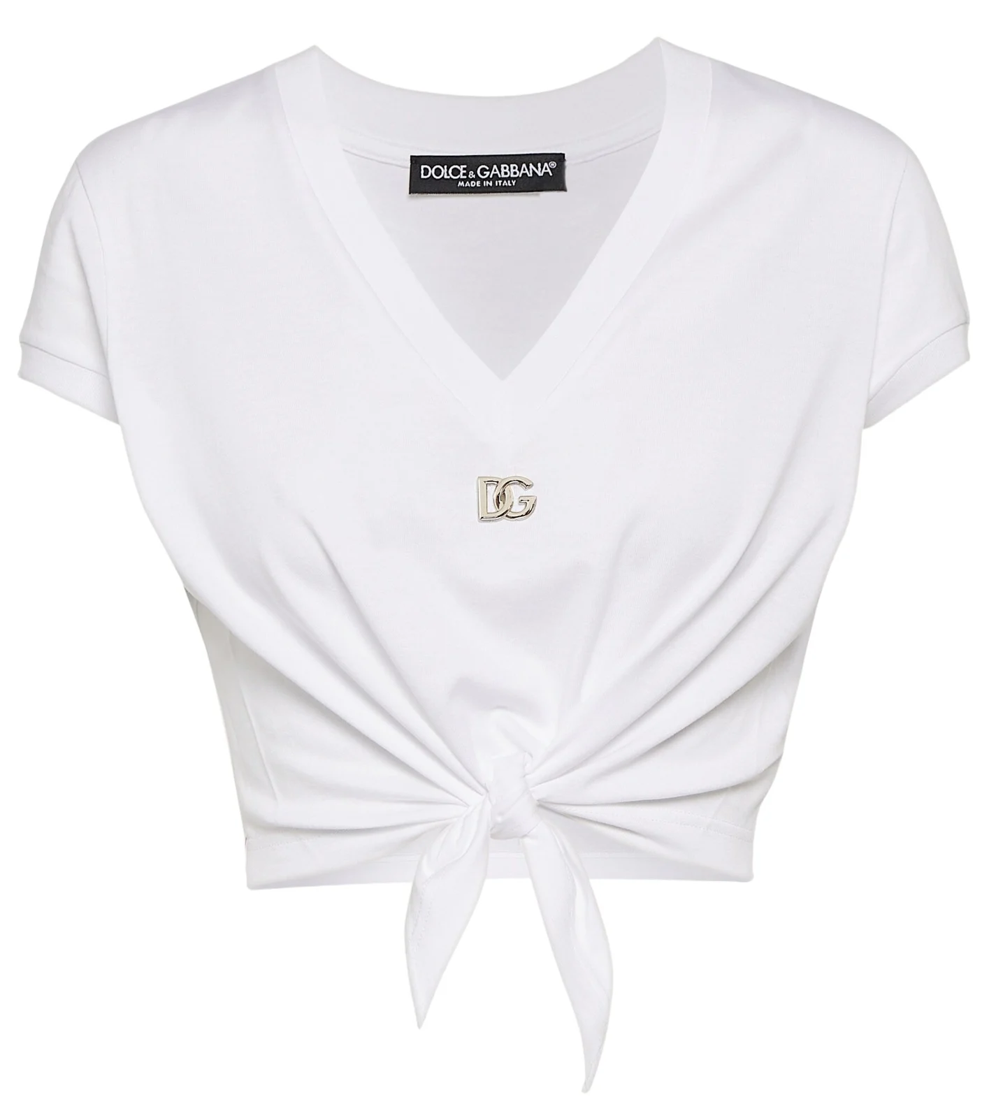 DG knot cotton jersey T-shirt