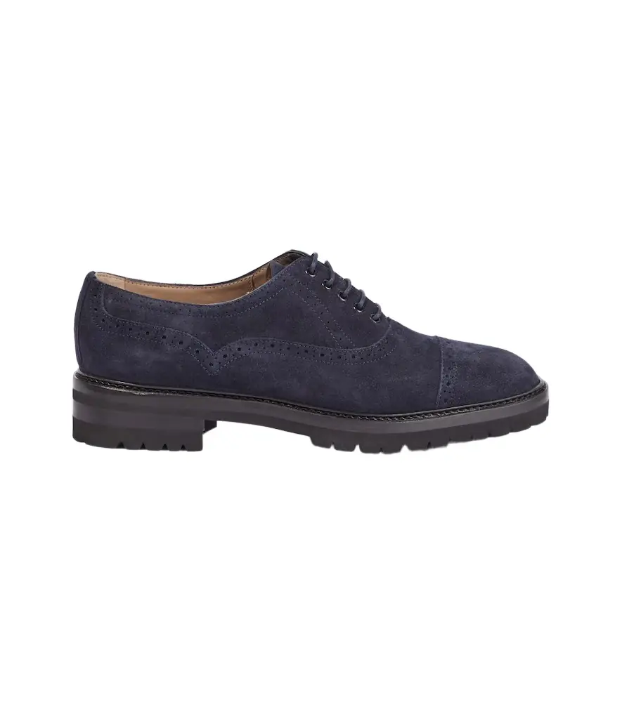 Manolo Blahnik Norton suede brogues | Image 1 Manolo Blahnik Norton suede brogues | Image 1