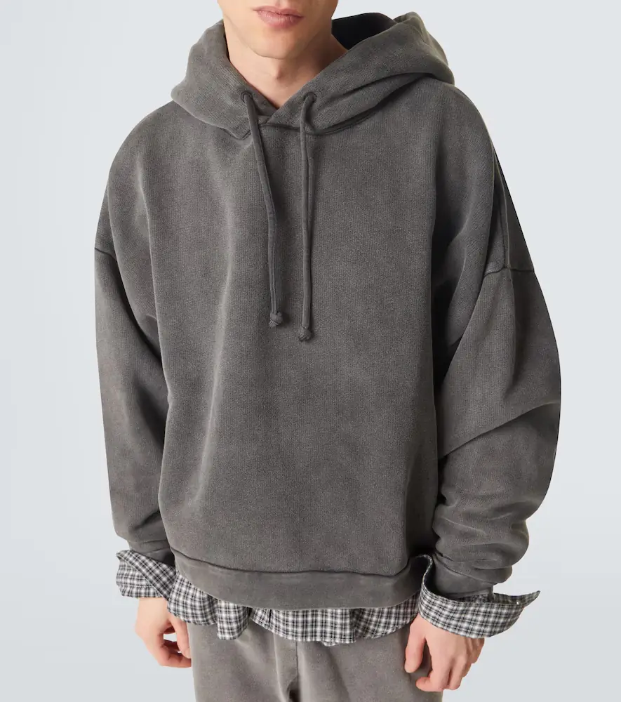 Acne Studios Faded cotton hoodie | Thumbnail 3 Acne Studios Faded cotton hoodie | Thumbnail 3