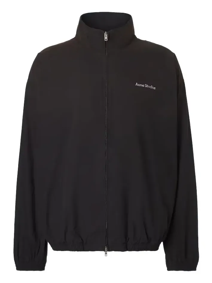 Logo cotton poplin jacket