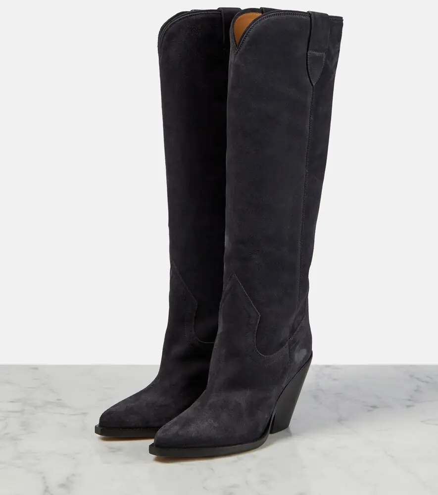 Isabel Marant Lomero suede knee-high boots | Thumbnail 3