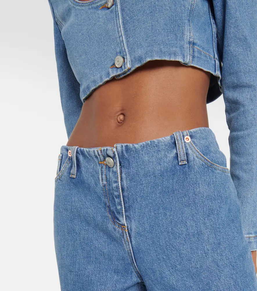 Magda Butrym Low-rise wide-leg jeans | Thumbnail 2 Magda Butrym Low-rise wide-leg jeans | Thumbnail 2