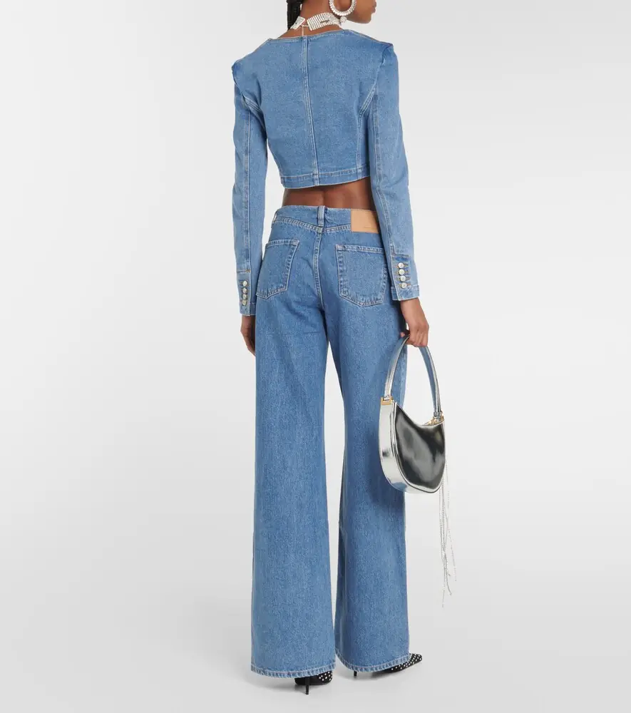 Magda Butrym Low-rise wide-leg jeans | Thumbnail 3 Magda Butrym Low-rise wide-leg jeans | Thumbnail 3