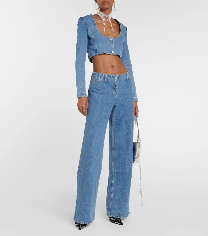 Magda Butrym Low-rise wide-leg jeans | Thumbnail 5 Magda Butrym Low-rise wide-leg jeans | Thumbnail 5