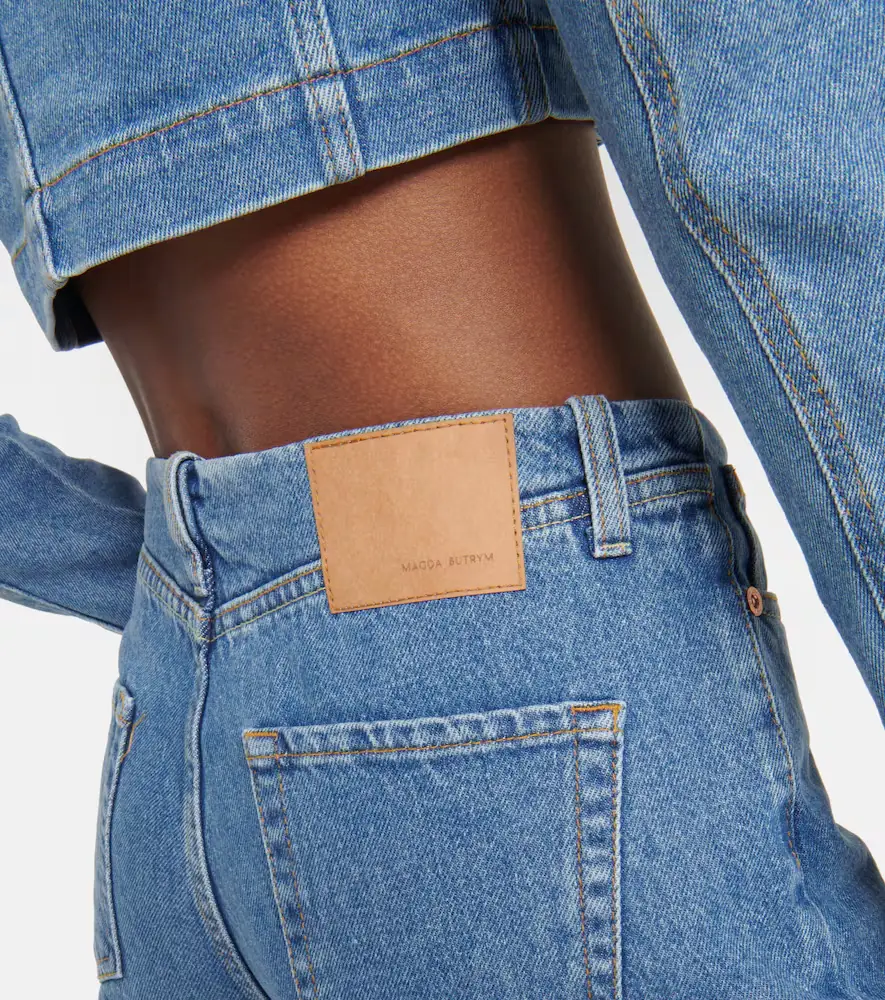 Magda Butrym Low-rise wide-leg jeans | Thumbnail 6 Magda Butrym Low-rise wide-leg jeans | Thumbnail 6