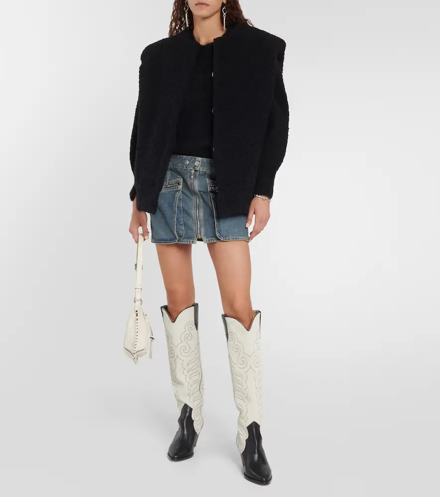 Isabel Marant Liela leather and suede cowboy boots | Thumbnail 5 Isabel Marant Liela leather and suede cowboy boots | Thumbnail 5