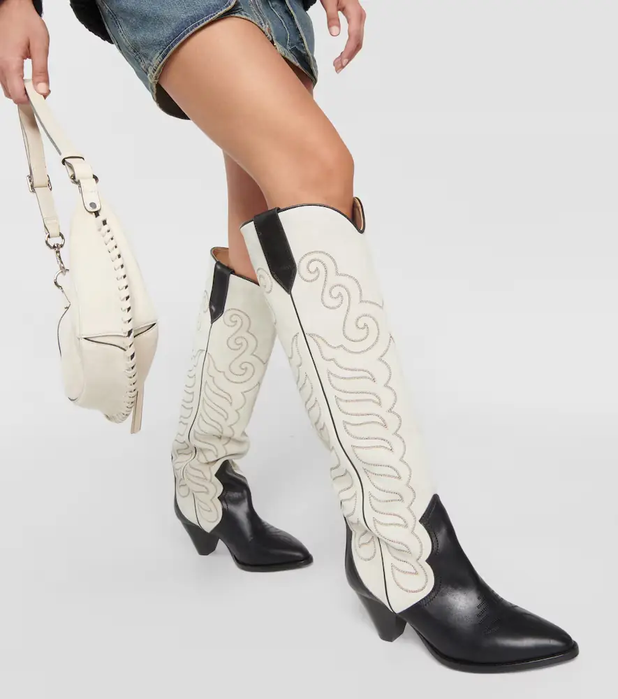 Isabel Marant Liela leather and suede cowboy boots | Thumbnail 6 Isabel Marant Liela leather and suede cowboy boots | Thumbnail 6