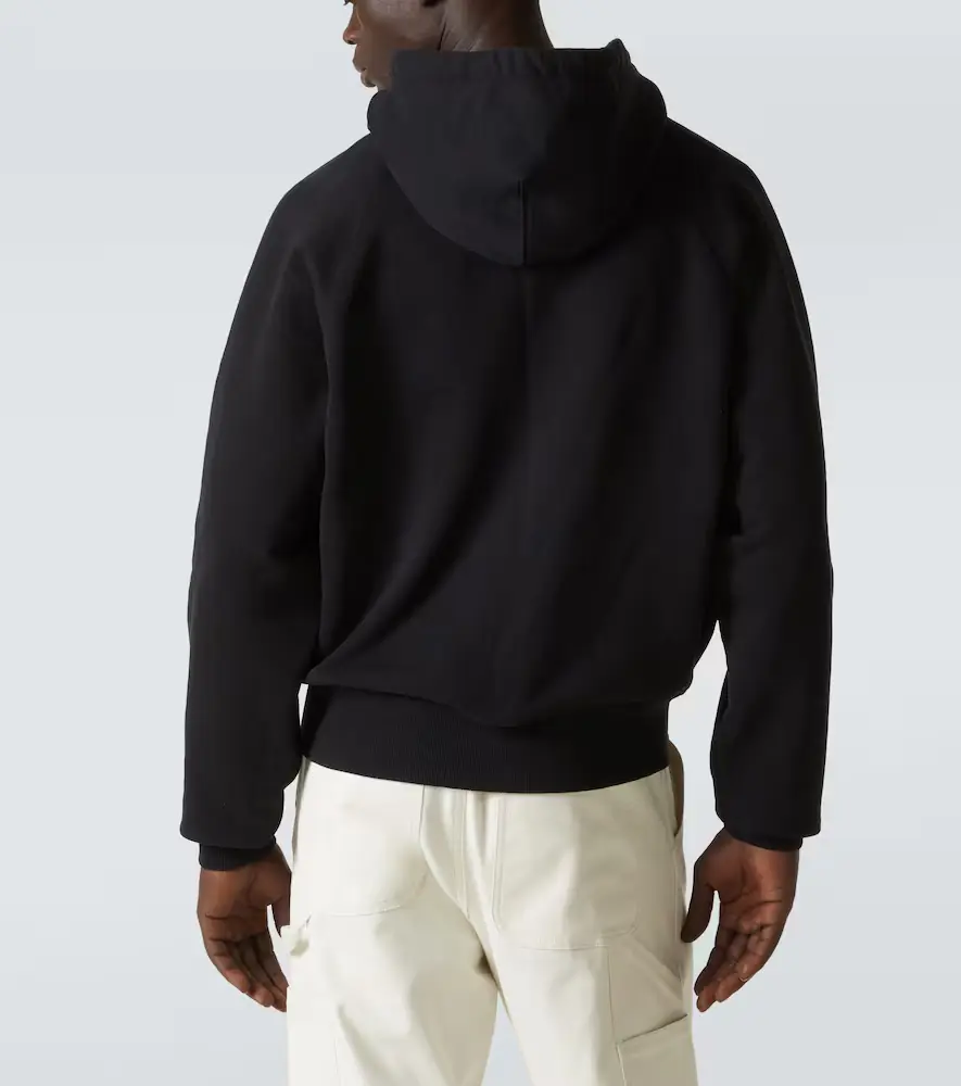 AMI PARIS Ami De Caur cotton jersey zip-up hoodie | Thumbnail 4