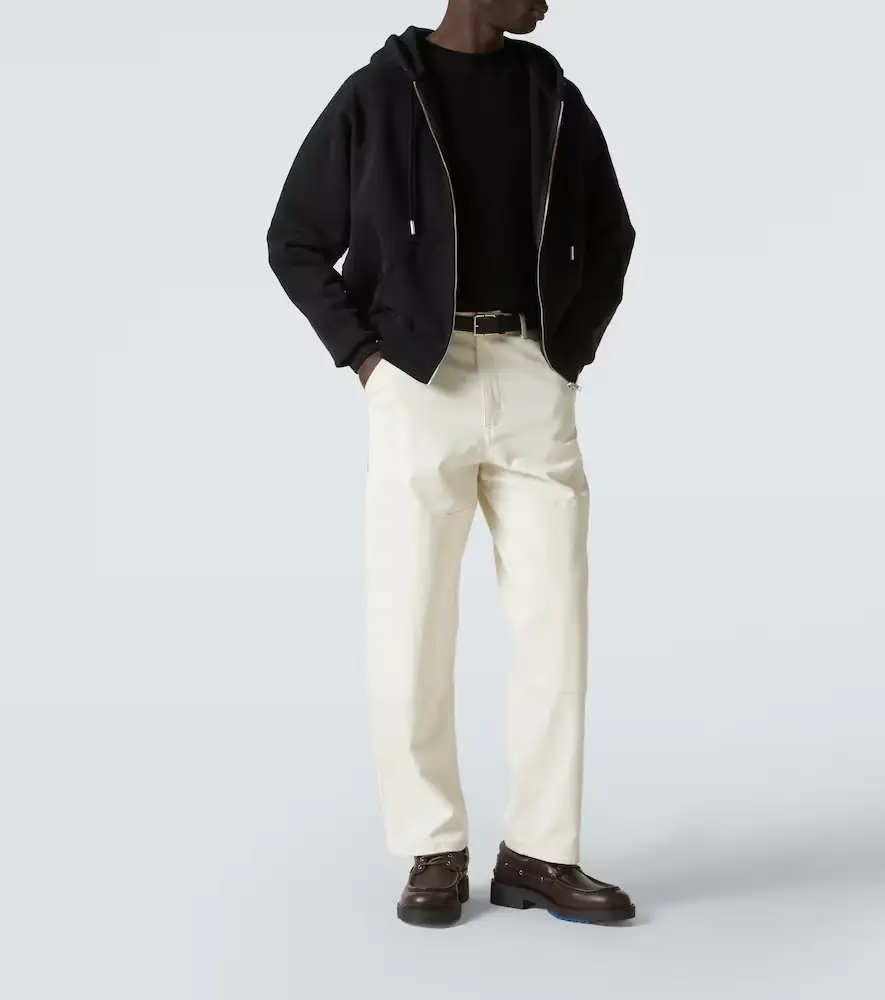 AMI PARIS Ami De Caur cotton jersey zip-up hoodie | Thumbnail 5