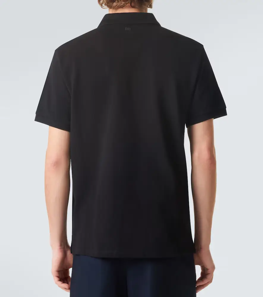 AMI PARIS Ami De Caur cotton piqué polo shirt | Thumbnail 6