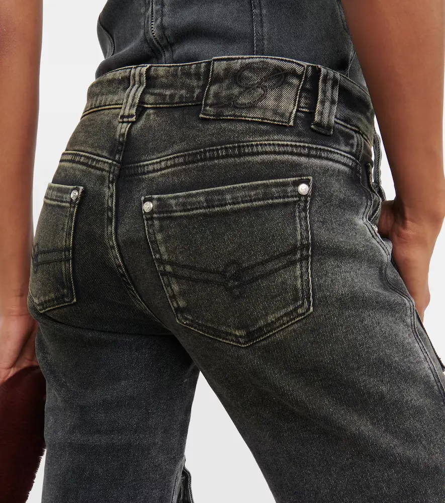 BLUMARINE Low-rise denim cargo pants | Thumbnail 4 BLUMARINE Low-rise denim cargo pants | Thumbnail 4